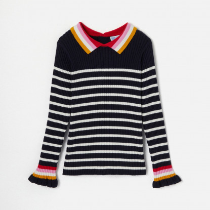 Моряшки пуловер за момиче