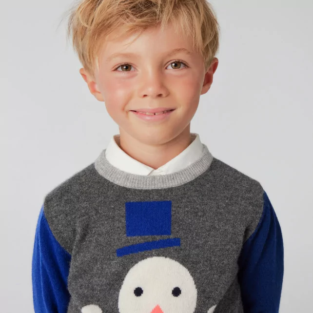 Кашмирен пуловер за момче