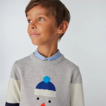Коледен пуловер за момче