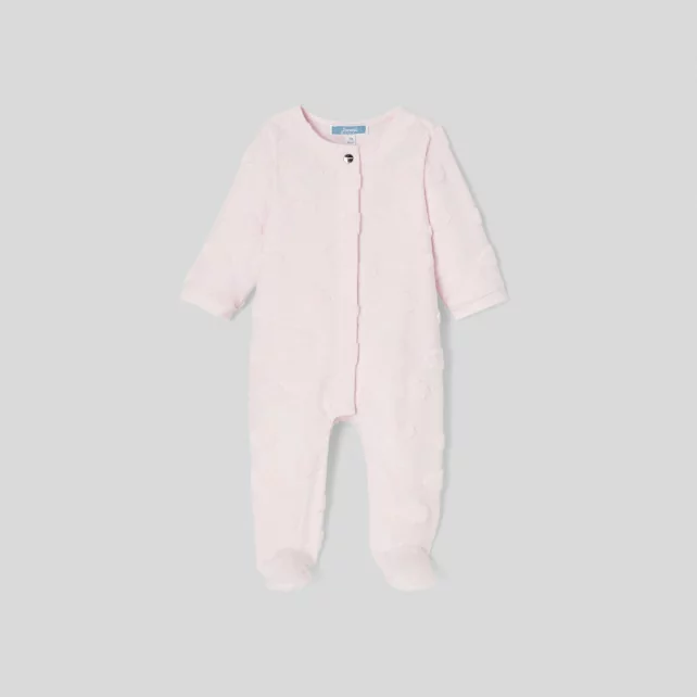 Памучна пижама за бебе момиче
