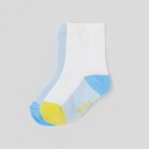 Комплект от два чифта чорапи за бебе момче