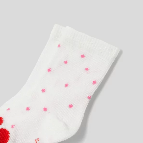 Комплект от два чифта чорапи за бебе момиче