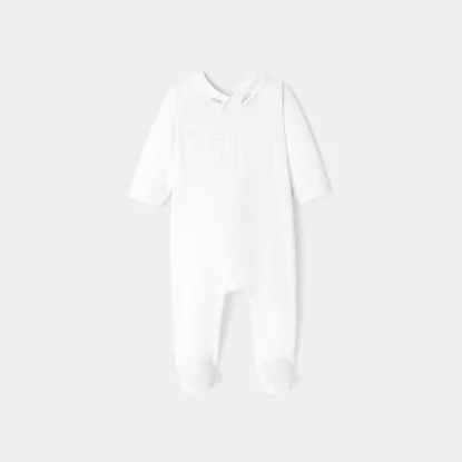 Велурена пижама за бебе момче