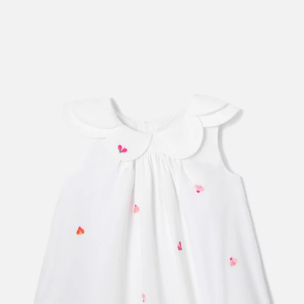 Поплин рокля за бебе момиче